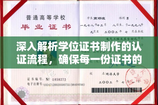 隆子深入解析学位证书制作的认证流程，确保每一份证书的真实性
