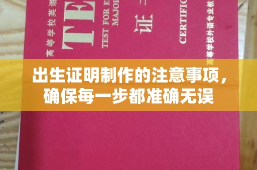 隆子出生证明制作的注意事项，确保每一步都准确无误