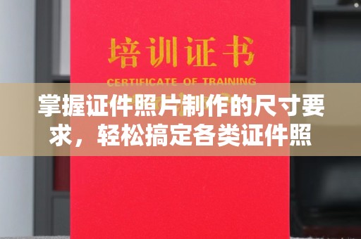 隆子掌握证件照片制作的尺寸要求，轻松搞定各类证件照