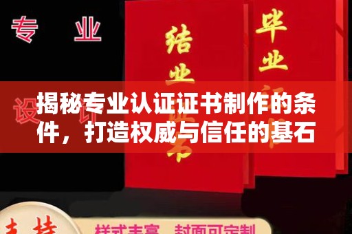 隆子揭秘专业认证证书制作的条件，打造权威与信任的基石