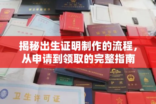 隆子揭秘出生证明制作的流程，从申请到领取的完整指南