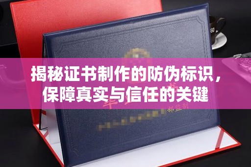 隆子揭秘证书制作的防伪标识，保障真实与信任的关键